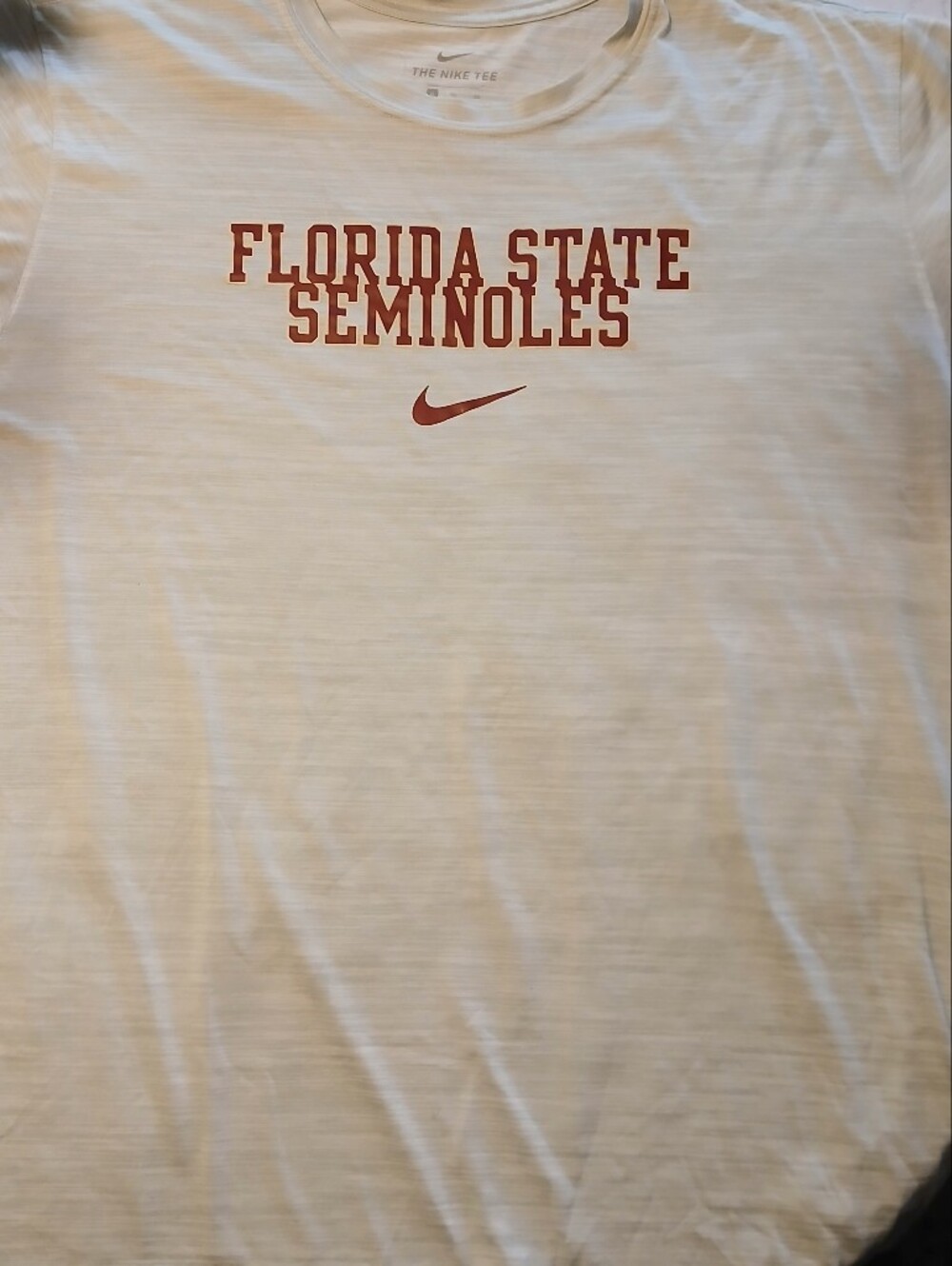 Florida State Seminoles Nike Tee - Cream with Garnet Logo